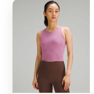 Lululemon Wunder Train Racerback Tank Top velvet dust color size 6